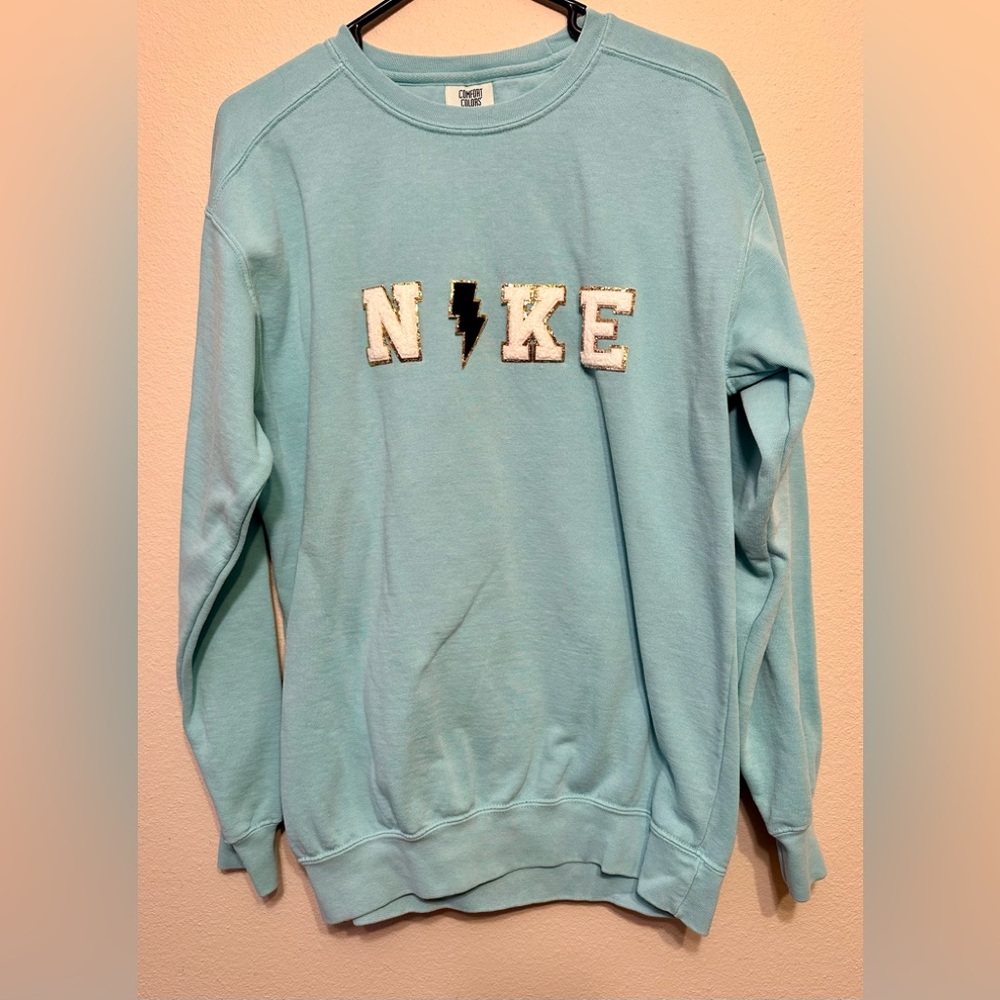 NIKE Comfort Colors Pullover patch work sweatshirt